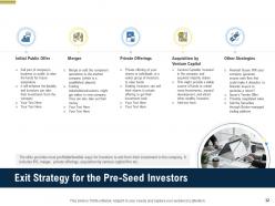 Pitch deck to raise funding from pre seed money powerpoint presentation slides