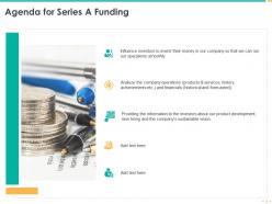 Pitch deck to raise funding from series a investment powerpoint presentation slides