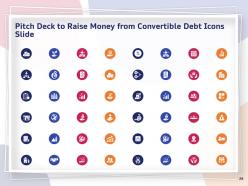 Pitch deck to raise money from convertible debt powerpoint presentation slides