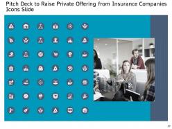 Pitch deck to raise private offering from insurance companies powerpoint presentation slides