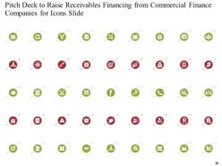 Pitch deck to raise receivables financing from commercial finance companies complete deck