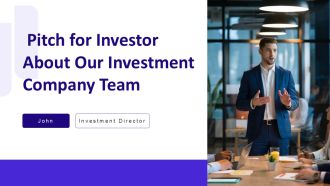 Pitch For Investor About Our Investment Company Team PPT Slides AT