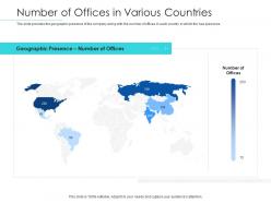 Pitchbook for merger deal number of offices in various countries ppt powerpoint graphics