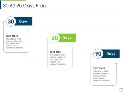 Pitchbook For Security Underwriting Deal 30 60 90 Days Plan