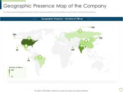 Pitchbook for security underwriting deal geographic presence map of the company