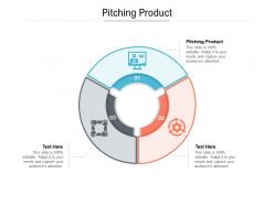 Pitching product ppt powerpoint presentation model background images cpb