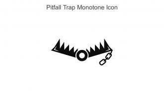 Pitfall Trap Monotone Icon In Powerpoint Pptx Png And Editable Eps Format