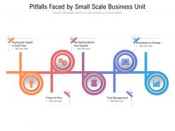 Pitfalls faced by small scale business unit