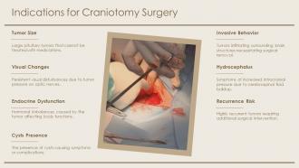 Pituitary Tumor Surgery Craniotomy PPT Template ACP Slides Engaging