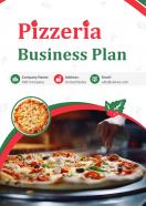 Pizzeria Business Plan Pdf Word Document
