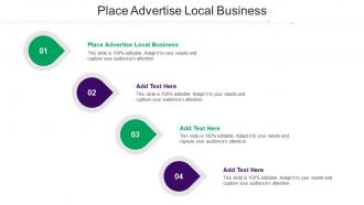 Place Advertise Local Business Ppt Powerpoint Presentation Styles Summary Cpb