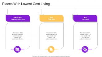 Places With Lowest Cost Living In Powerpoint And Google Slides Cpb