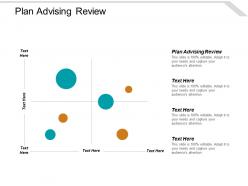 Plan advising review ppt powerpoint presentation styles samples cpb