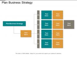 Plan business strategy ppt powerpoint presentation infographics objects cpb