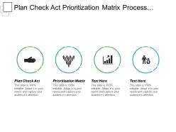 Plan check act prioritization matrix process capability analysis cpb