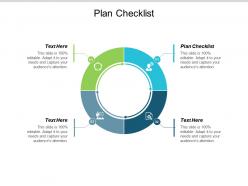 Plan checklist ppt powerpoint presentation layouts visual aids cpb