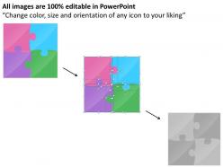 81657556 style puzzles matrix 4 piece powerpoint presentation diagram infographic slide