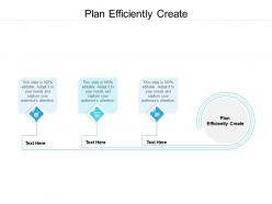 Plan efficiently create ppt powerpoint presentation inspiration layout ideas cpb