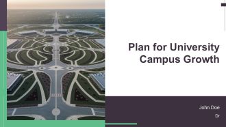 Plan For University Campus Growth PPT Outline AT