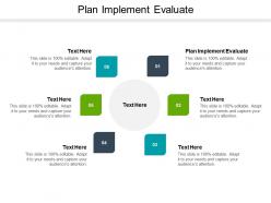 Plan implement evaluate ppt powerpoint presentation portfolio design ideas cpb