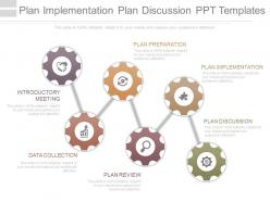 Plan implementation plan discussion ppt templates