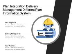Plan integration delivery management different plan information system