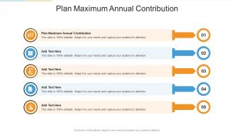Plan Maximum Annual Contribution In Powerpoint And Google Slides Cpb