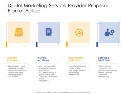 Plan of action digital marketing service provider proposal ppt powerpoint presentation file