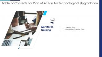 Plan Of Action For Technological Upgradation Powerpoint Presentation Slides