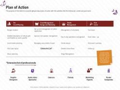 Plan of action stage shows management firm ppt icons