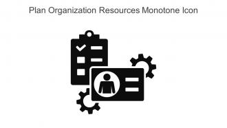 Plan Organization Resources Monotone Icon Icon In Powerpoint Pptx Png And Editable Eps Format