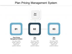 Plan pricing management system ppt powerpoint presentation infographics cpb