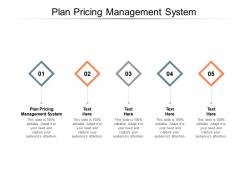 Plan pricing management system ppt powerpoint presentation template cpb