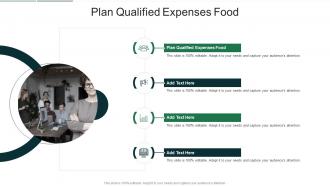 Plan Qualified Expenses Food In Powerpoint And Google Slides Cpb