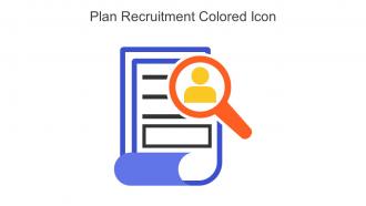 Plan Recruitment Colored Icon In Powerpoint Pptx Png And Editable Eps Format
