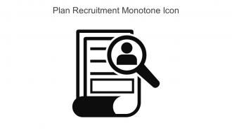 Plan Recruitment Monotone Icon In Powerpoint Pptx Png And Editable Eps Format
