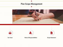 Plan Scope Management Statement Ppt Powerpoint Presentation Backgrounds