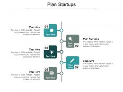 Plan startups ppt powerpoint presentation icon layout cpb