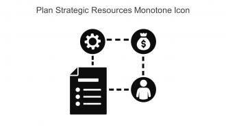 Plan Strategic Resources Monotone Icon Icon In Powerpoint Pptx Png And Editable Eps Format