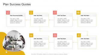 Plan Success Quotes In Powerpoint And Google Slides Cpb