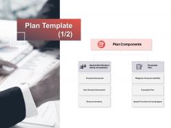 Plan template response components ppt powerpoint presentation gallery display