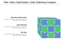 Plan Value Optimization Data Gathering Analysis Evaluation Some Substitution