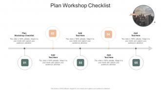Plan Workshop Checklist In Powerpoint And Google Slides Cpb