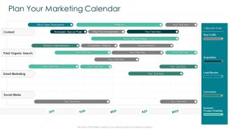 Plan your marketing calendar creating marketing strategy for your organization