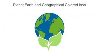Planet Earth And Geographical Colored Icon In Powerpoint Pptx Png And Editable Eps Format