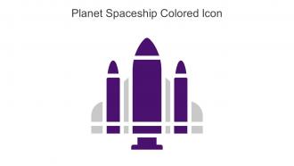 Planet Spaceship Colored Icon In Powerpoint Pptx Png And Editable Eps Format