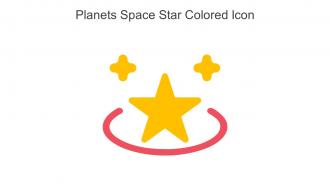 Planets Space Star Colored Icon In Powerpoint Pptx Png And Editable Eps Format