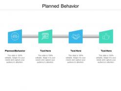 Planned behavior ppt powerpoint presentation outline background designs cpb