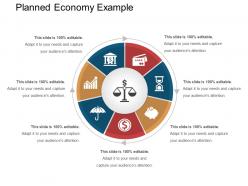 Planned economy example presentation background images