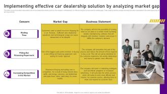 Planning A Car Dealership Implementing Effective Car Dealership Solution By Analyzing BP SS